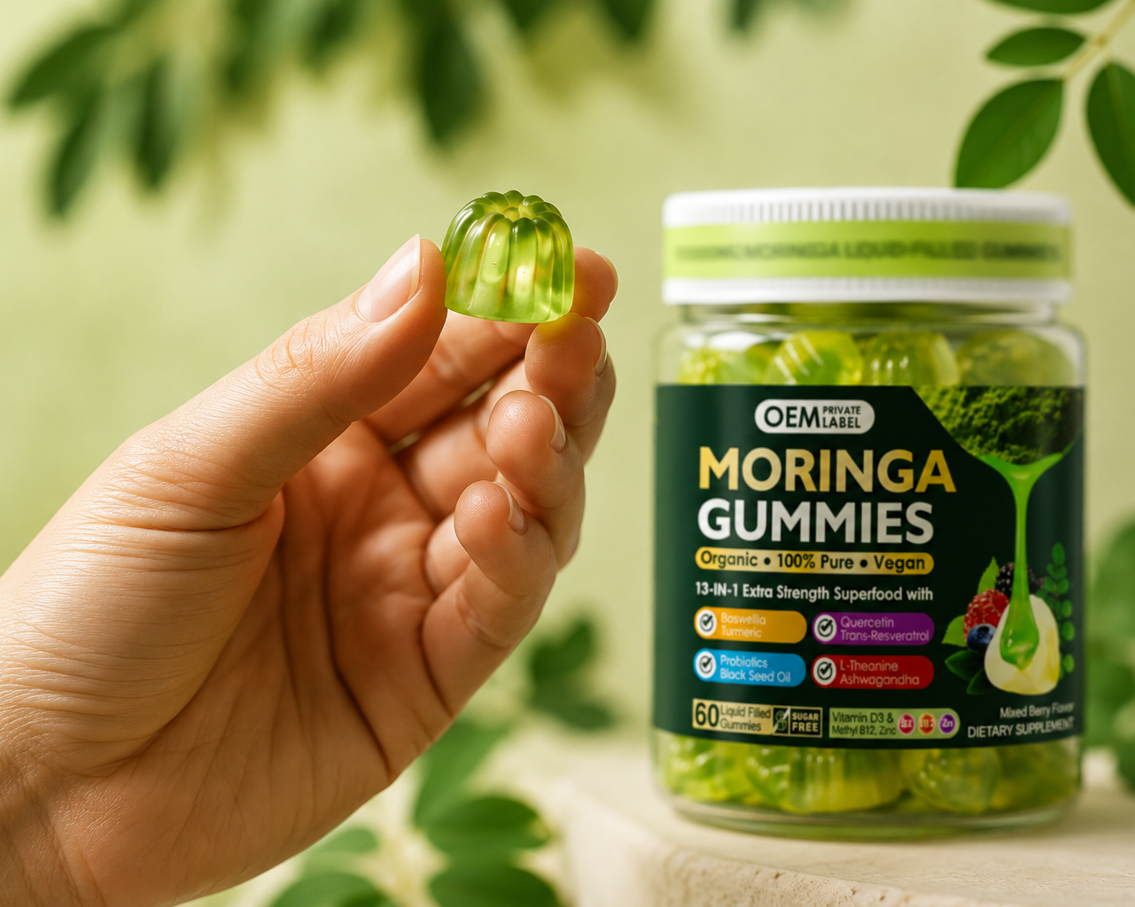 LeafBites — Moringa Gummies