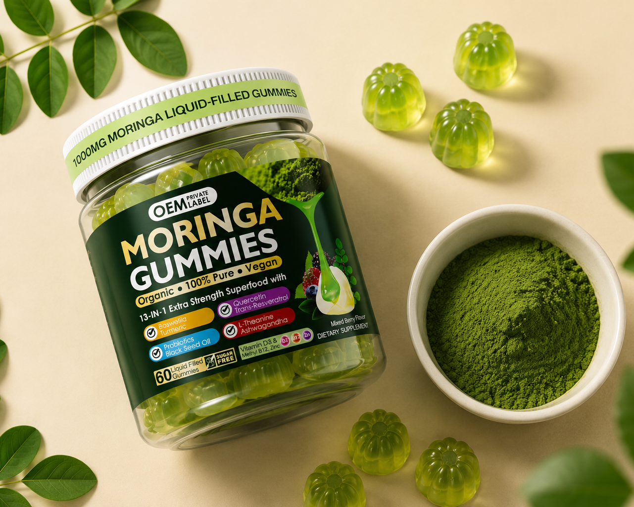 LeafBites — Moringa Gummies